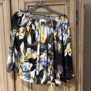 Nicole Miller floral blouse